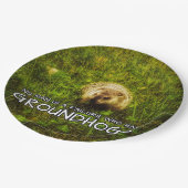 Niemand ist ein Versager, der Groundhogs-Teller ha Pappteller (Schrägansicht)