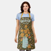 "Niemand ist größer" Punny Customizable Schürze (Getragen)