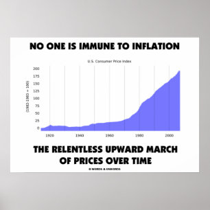 Niemand ist immun gegen die Inflation nach oben Mä Poster