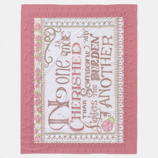 Niemand ist noch gepflasterter Fleecebanket Fleecedecke (Vorderseite)