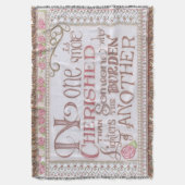 Niemand ist noch gepfropter Donnerplanket Decke (Vorderseite Vertikal)