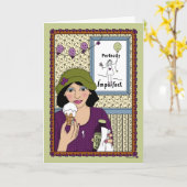 Niemand ist Perfect_A_Greeting Karte (Gelbe Blume)