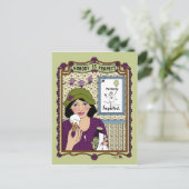 Niemand ist Perfect_A_ Postkarte (Stehend Vorderseite)