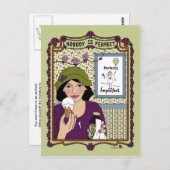 Niemand ist Perfect_A_ Postkarte (Vorne/Hinten)