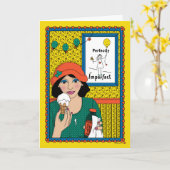 Niemand ist Perfect_B_Greeting Karte (Gelbe Blume)