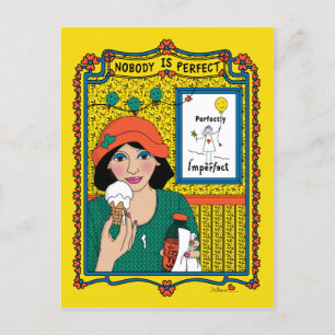 Niemand ist Perfect_B_ Postkarte