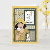 Niemand ist Perfect_C_Greeting Karte (Gelbe Blume)