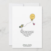 Niemand ist perfekt_C flache Karte 5"x7" (Rückseite)