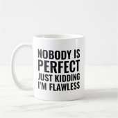 Niemand ist perfekt kaffeetasse (Links)