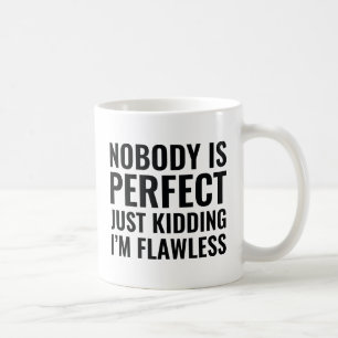 Niemand ist perfekt kaffeetasse