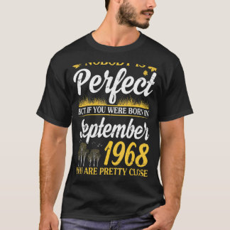 Niemand ist perfekt, wenn du am 19. September Gebo T-Shirt