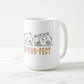 Niemand ist purr-fekt kaffeetasse (VorderseiteRechts)