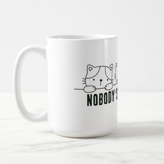 Niemand ist purr-fekt kaffeetasse (Links)