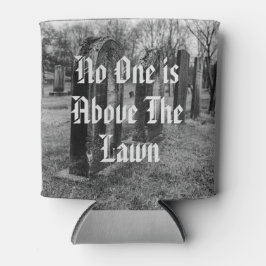 Niemand ist über dem Rasen Dosenkühler