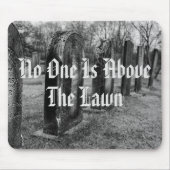 Niemand ist über dem Rasen Mousepad (Vorne)