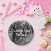 Niemand ist über dem Rasen Pappteller (Party)