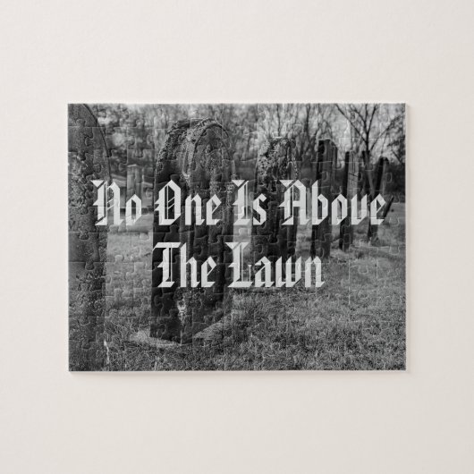 Niemand ist über dem Rasen Puzzle (Horizontal)