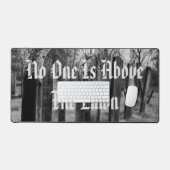 Niemand ist über dem Rasen Schreibtischunterlage (Tastatur & Maus)