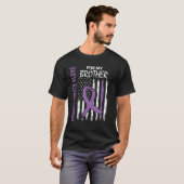 Niemand kämpft allein Bruder Lupus Awareness Ameri T-Shirt (Vorne ganz)