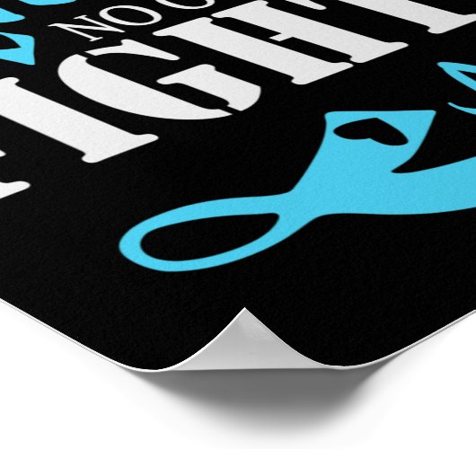 Niemand kämpft allein Diabetes und unterstützt Dia Poster (Ecke)