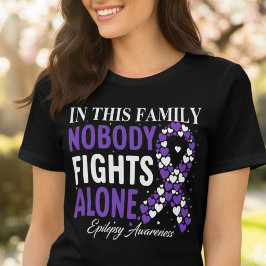 Niemand kämpft allein Epilepsie Familie Tri-Blend Shirt