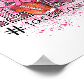 Niemand kämpft allein gegen Brustkrebs Poster (Ecke)