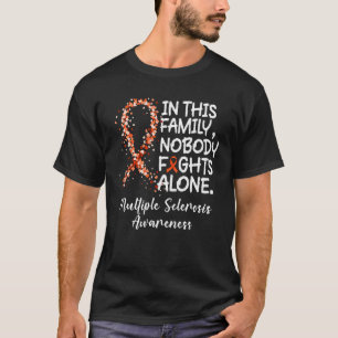 Niemand kämpft allein gegen Orange Ribbon Multiple T-Shirt
