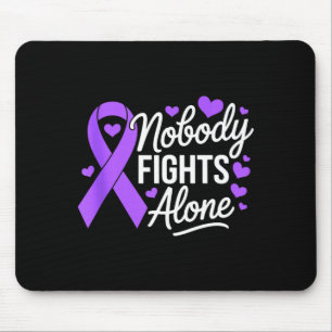 Niemand kämpft allein Herz-Lupus-Bewusstsein sle Mousepad