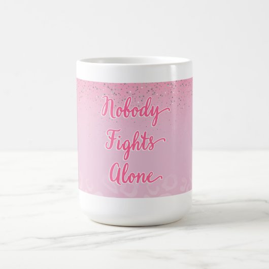 Niemand kämpft allein kaffeetasse (Mittel)