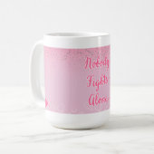 Niemand kämpft allein kaffeetasse (Vorderseite Links)