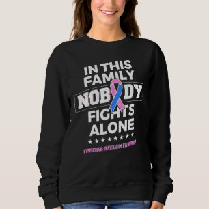 Niemand kämpft Hyperemesis GraviŌ allein Awarene Sweatshirt