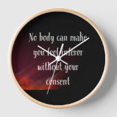 Niemand kann dich fühlen lassen uhr (Vorderseite)