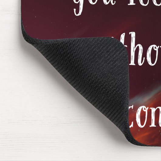 Niemand kann dich zum Infeiror machen lassen Mousepad (Ecke)