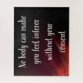 Niemand kann einen dazu bringen, sich zu infeidier puzzle (Vertikal)