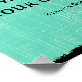 Niemand kann Ihnen das Gefühl geben, minderwertig Poster (Ecke)