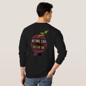 Niemand kann mich brechen T-Shirt (Schwarz voll)