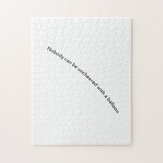 Niemand kann mit einem Ballon uncheered Puzzle (Vertikal)