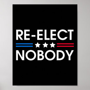 Niemand Kein Trump keine Präsidentschaftswahlen 20 Poster