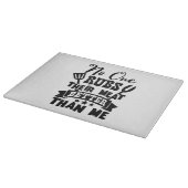 Niemand knöpft ihr Fleisch besser als ich Schneidebrett (Ecke)