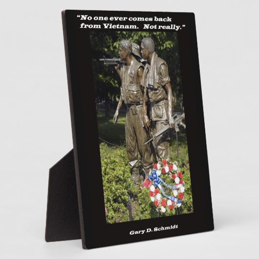 Niemand kommt je aus Vietnam zurück Fotoplatte (Seite)