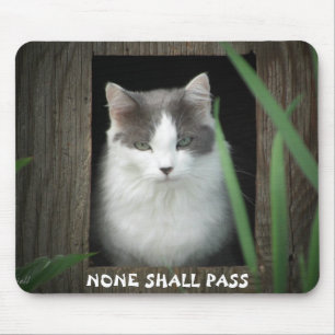 Niemand kommt vorbei mousepad