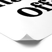 Niemand kümmert sich darum, dass Sie beleidigt wer Poster (Ecke)