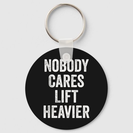 Niemand kümmert sich darum, die Bodybuilding von H Schlüsselanhänger (Vorderseite)