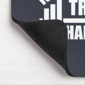 Niemand kümmert sich darum, Harder Gym Motivation  Mousepad (Ecke)