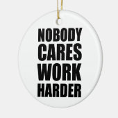 Niemand kümmert sich darum, härtere Fitness zu mac Keramik Ornament (Links)