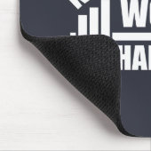 Niemand kümmert sich darum, härtere Gym Motivation Mousepad (Ecke)