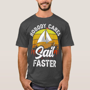 Niemand kümmert sich darum, schneller Niedliche Mo T-Shirt