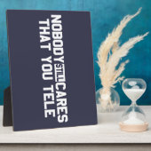 Niemand kümmert sich noch darum, dass Sie sprechen Fotoplatte (Seite)