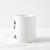 Niemand kümmert sich um den Zug Kaffeetasse (Mittel)