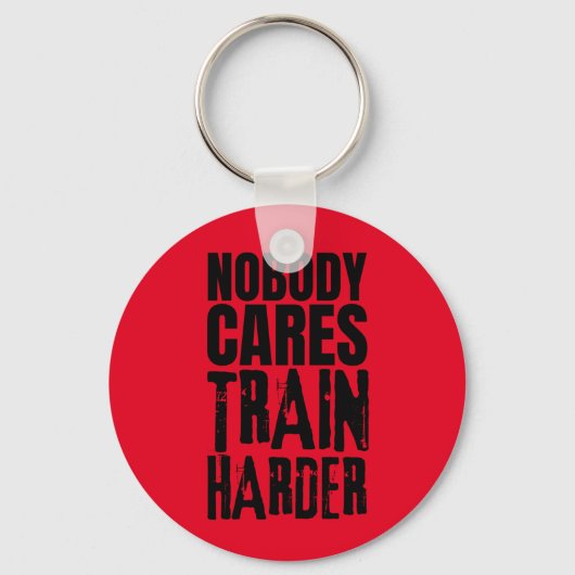 Niemand kümmert sich um den Zug Schlüsselanhänger (Vorderseite)